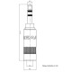 Neutrik Rean NYS231BG Inline 3.5mm Stereo Mini Jack Plug Black Gold