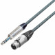 Van Damme Neutrik Female XLR To Balanced TRS 1/4" Jack Lead Tour Grade
