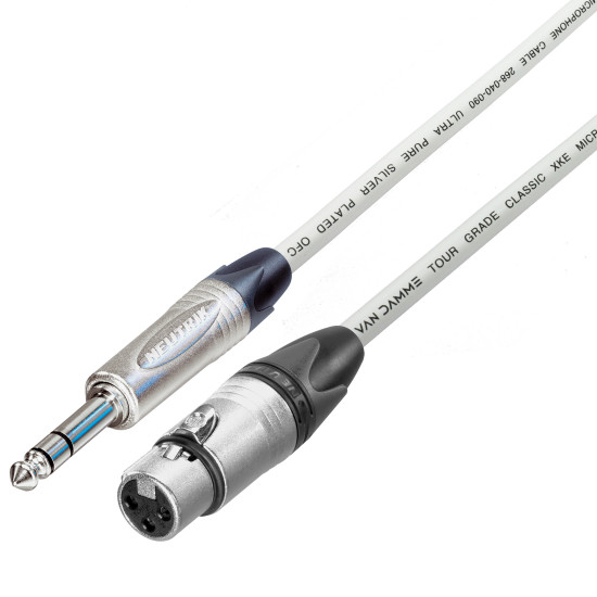 Van Damme Neutrik Female XLR To Balanced TRS 1/4" Jack Lead Tour Grade