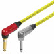 Van Damme Neutrik 1/4" Right Angle Silver to Right Angle Silent Jack Lead