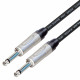 Van Damme Guitar Cable Lead Neutrik 1/4" Straight Nickel Jacks