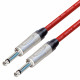 Van Damme Guitar Cable Lead Neutrik 1/4" Straight Nickel Jacks
