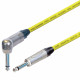 Van Damme Guitar Cable Lead Neutrik 1/4" Right Angle to Straight Silver Jack