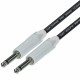 Van Damme Guitar Cable Lead Neutrik Straight White 1/4" Jack Plug