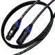 Klotz M5 Microphone XLR Cable Neutrik Black Gold Female Male XLR Lead