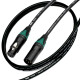 Klotz M5 Microphone XLR Cable Neutrik Black Gold Female Male XLR Lead