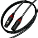 Klotz M5 Microphone XLR Cable Neutrik Black Gold Female Male XLR Lead