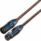 Van Damme Microphone Lead Cable Neutrik Black Gold Male Female XLRs