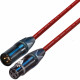 Van Damme Microphone Lead Cable Neutrik Black Gold Male Female XLRs