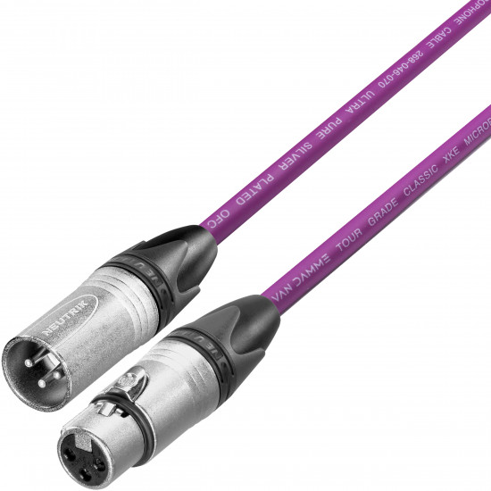 Van Damme Tour Grade Mic Microphone Neutrik Male Female XLR Lead Cable