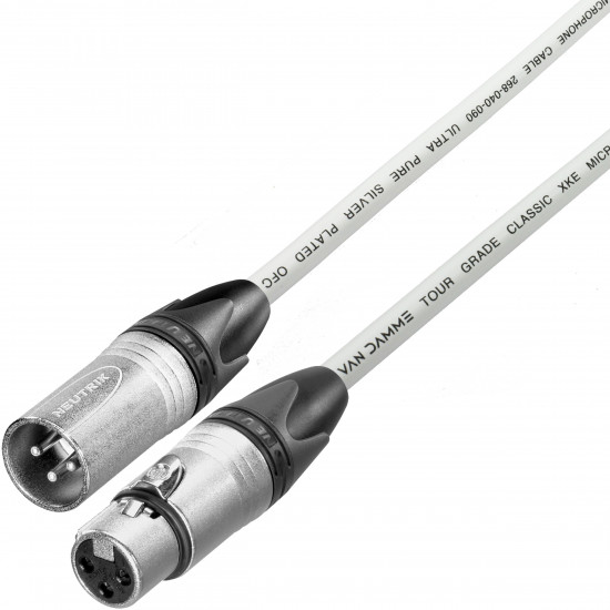 Van Damme Tour Grade Mic Microphone Neutrik Male Female XLR Lead Cable
