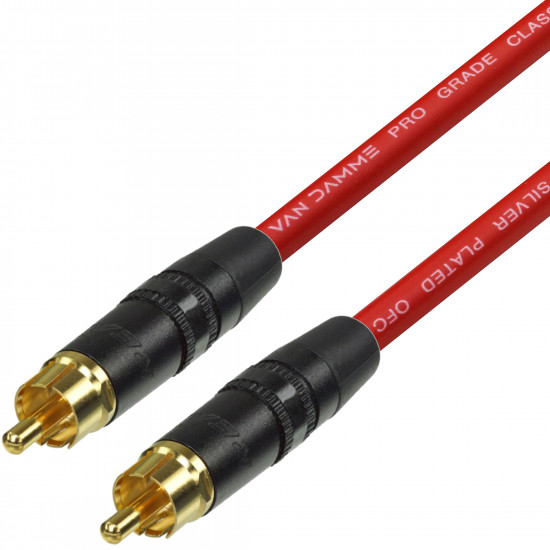 Van Damme Cable Neutrik Rean Gold RCA Phono Lead  