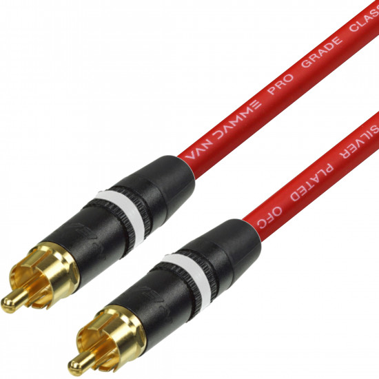 Van Damme Cable Neutrik Rean Gold RCA Phono Lead  
