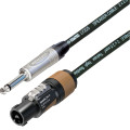 Speakon to 1/4" Leads