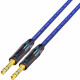 Van Damme Cable Neutrik Black Gold Balanced TRS 1/4" Jack Plug Lead
