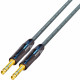 Van Damme Cable Neutrik Black Gold Balanced TRS 1/4" Jack Plug Lead
