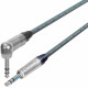 Van Damme Cable Neutrik Balanced TRS 1/4" Jack Plug Straight to Right Angle Cable