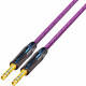Van Damme Cable Neutrik Black Gold Balanced TRS 1/4" Jack Plug Lead