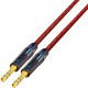 Van Damme Cable Neutrik Black Gold Balanced TRS 1/4" Jack Plug Lead